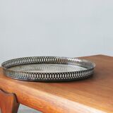 Plateau vintage suédois plaqué argent