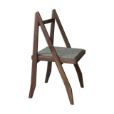 Walnut chair designed by Martin Gillis Studio