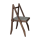 Walnut chair designed by Martin Gillis Studio