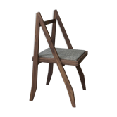 Walnut chair designed by Martin Gillis Studio