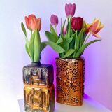 Vase Duo from the East and West German pottery history – East German pottery meets West German pottery