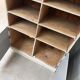 Patinated workshop furniture with compartments (renovated)