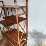 Rattan shelf