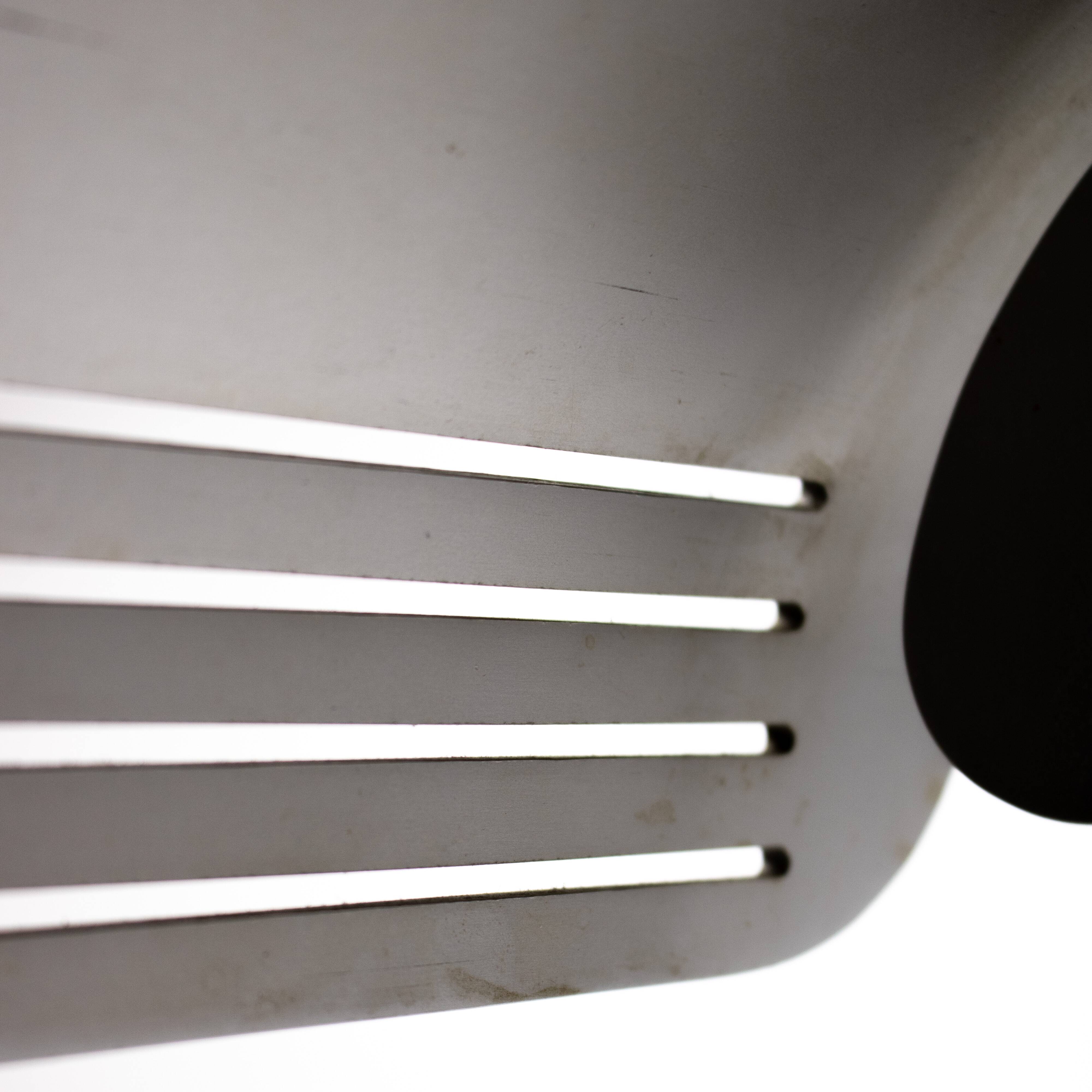 Lampe de table Colomba en aluminium brossé par Walter & Moretti, années 1970