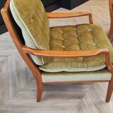 Two mid century armchairs