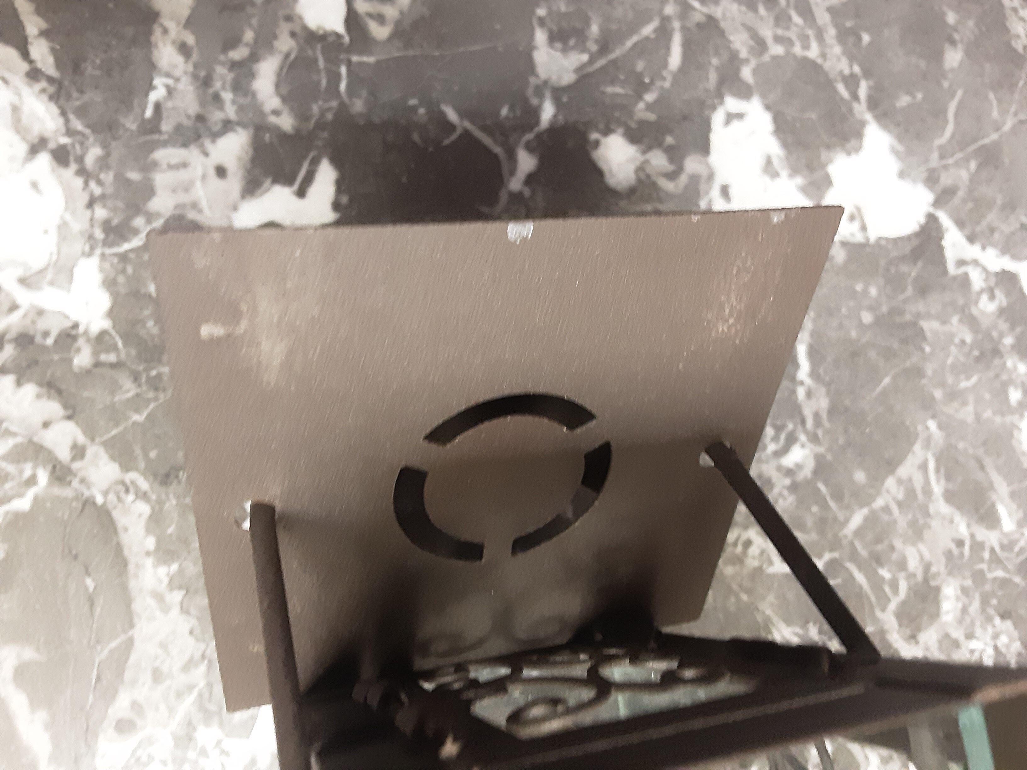 Metal glass lantern  year 85