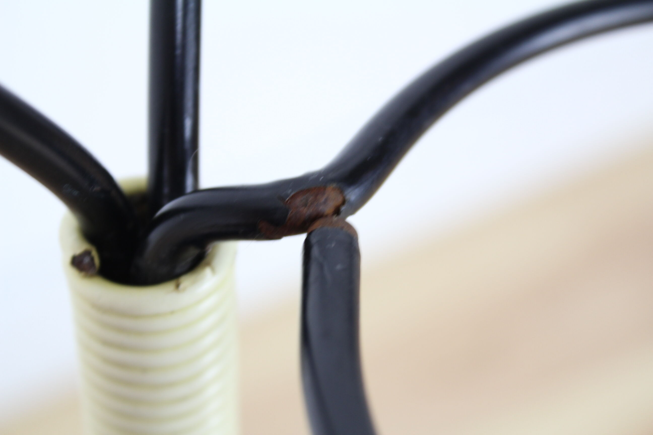 Tripod plant metal black, folding door