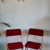 Set of two Lafuma folding chairs