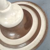 Old swivel orange sitting dentist stool