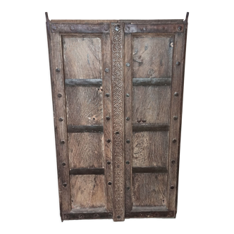 Old wooden door