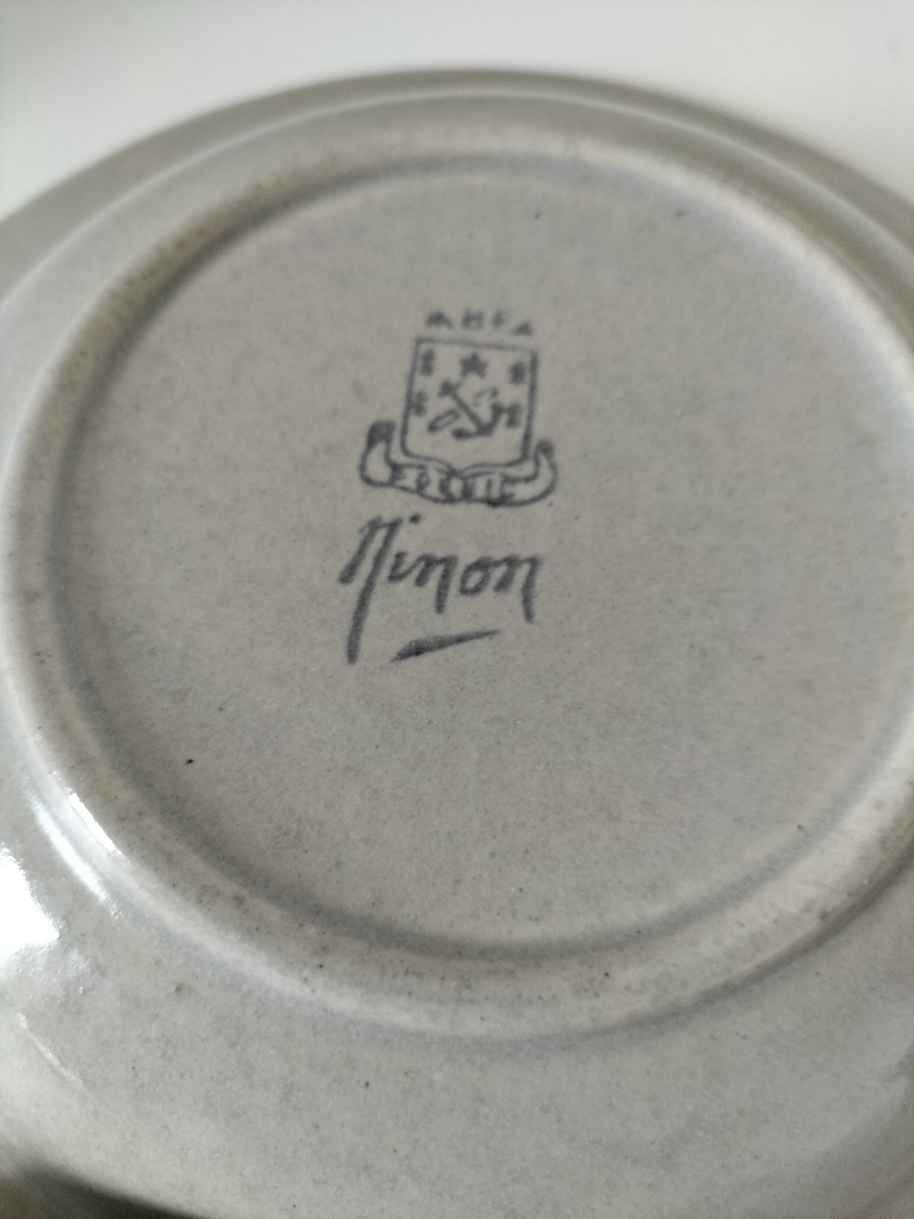 Soup Plate & Dinner Plate Duo – “Ninon” Model – MBFA Pornic