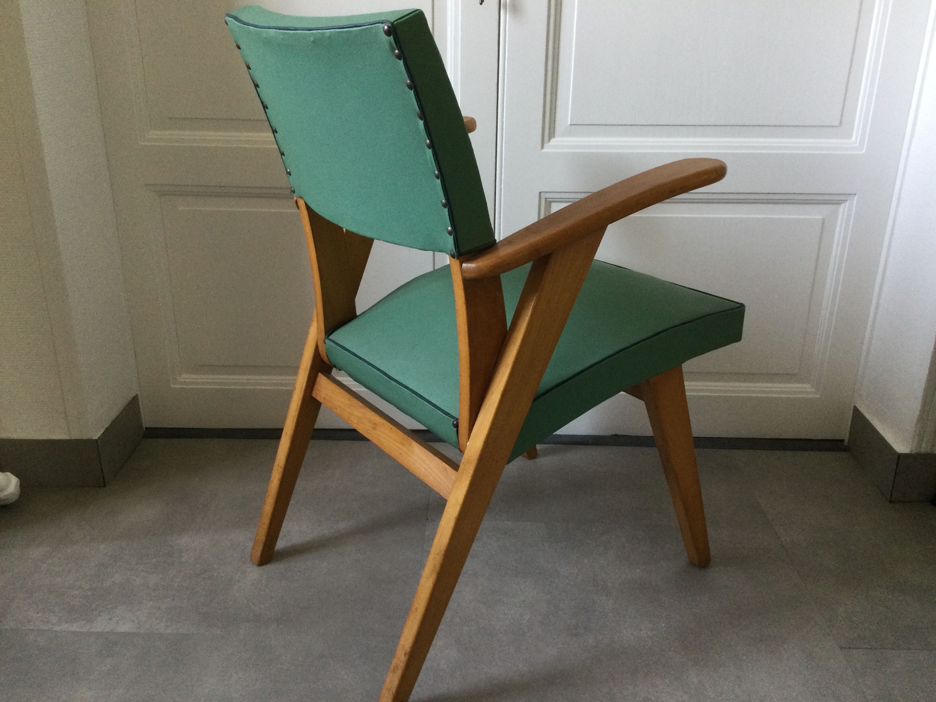 Vintage 50s bridge chair