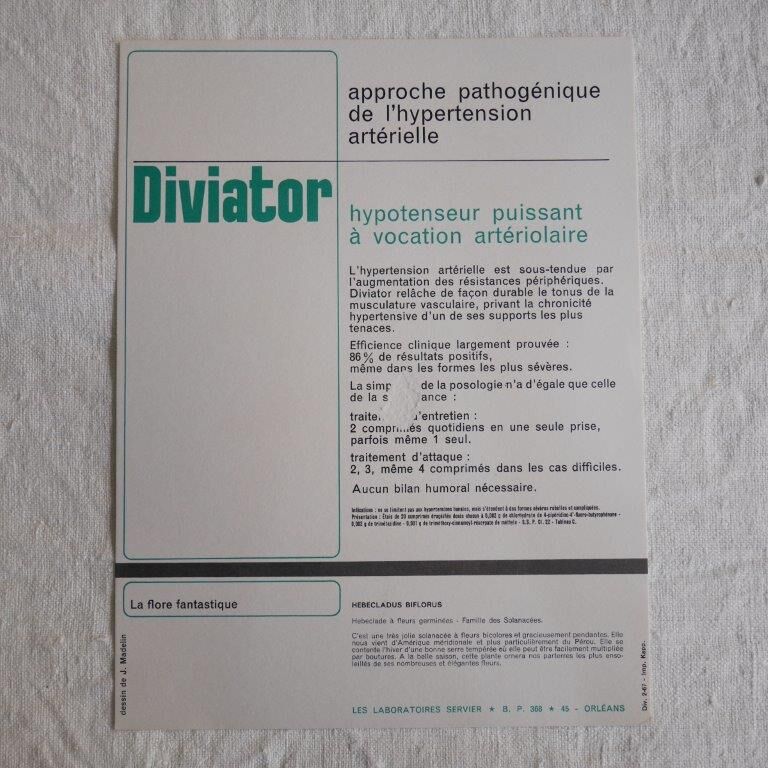 Botanical board Hebecladus - Servier