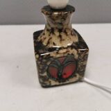 Small delicious ceramic table lamp, Danish and estimated from the 1970s.