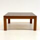 Brutalist Italian coffee table by Caccia alla Volpe for Linea Arredo