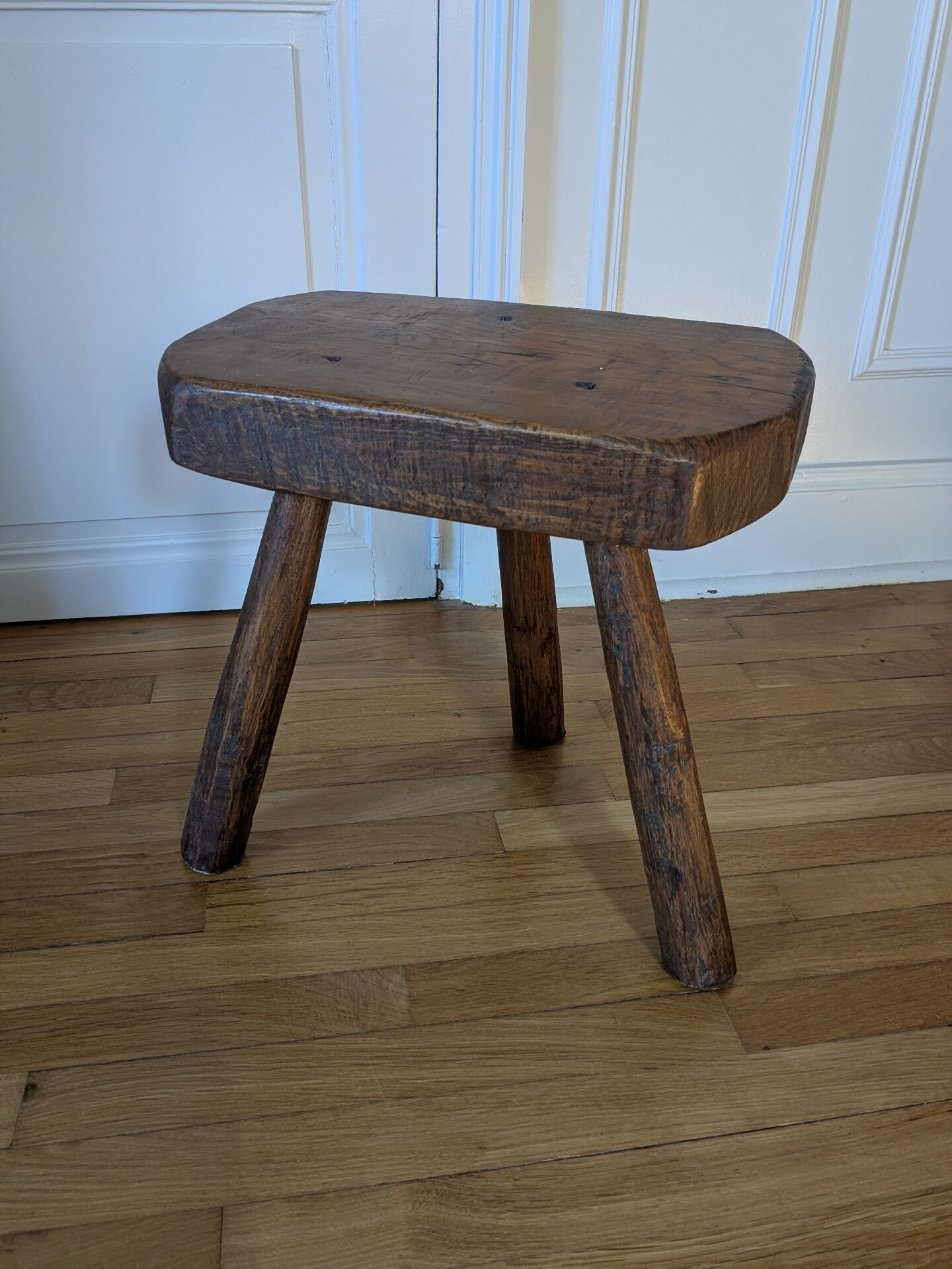 Brutalist tripod stool