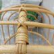 Vintage rattan cradle 1950