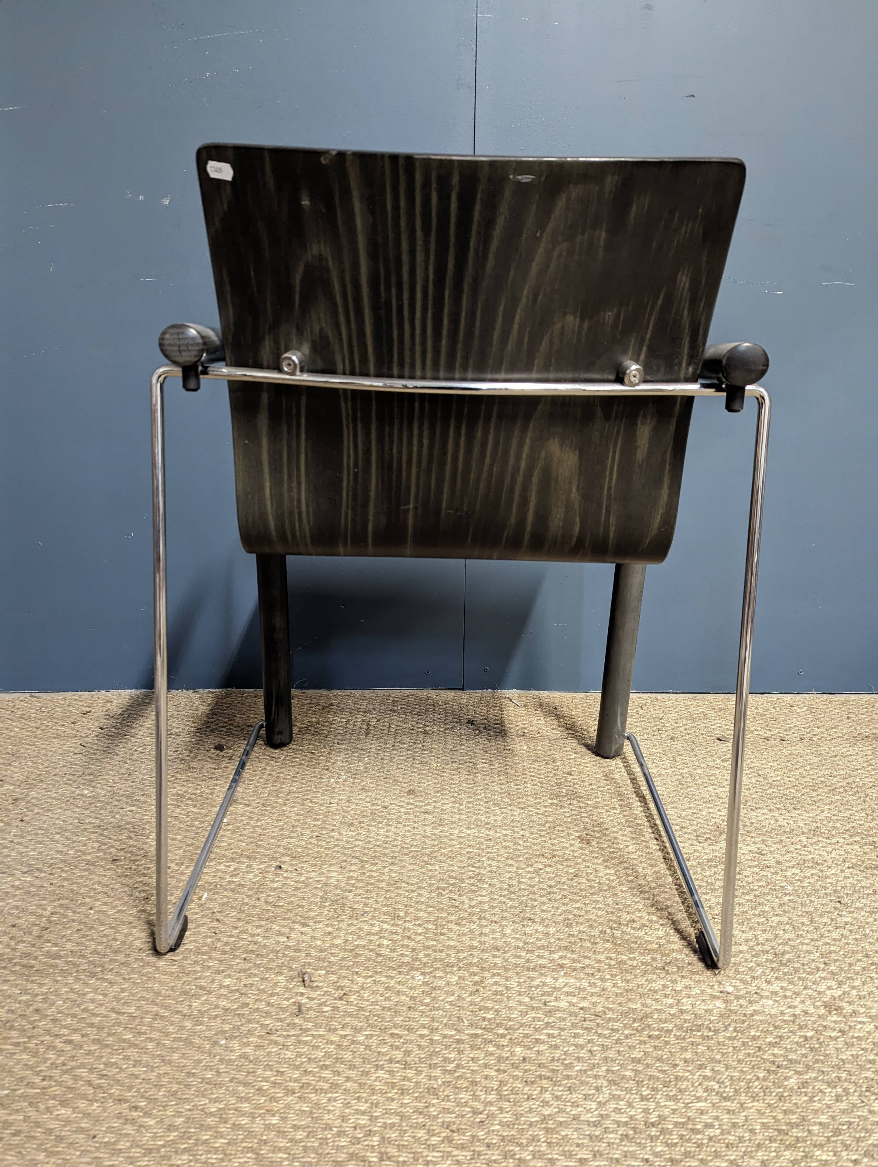 Thonet S320 green chair