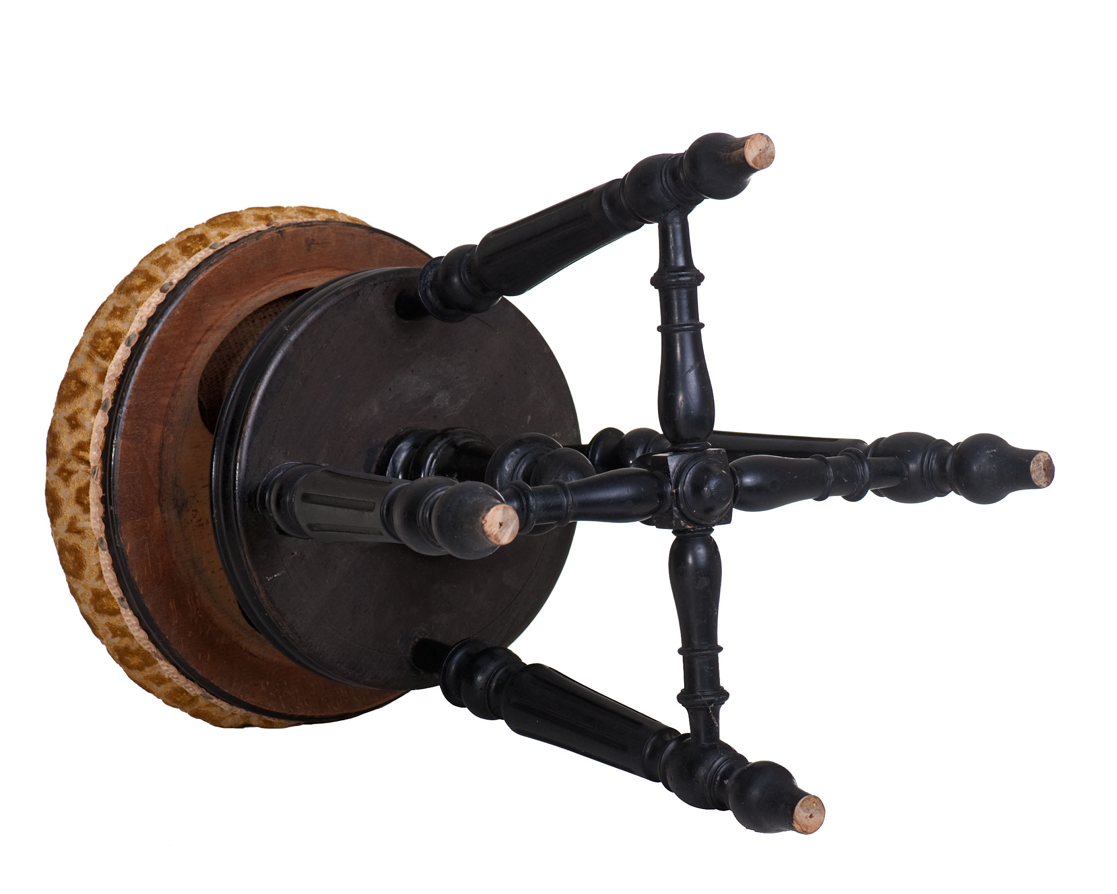 Adjustable seated piano stool Napoleon 3