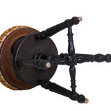 Adjustable seated piano stool Napoleon 3