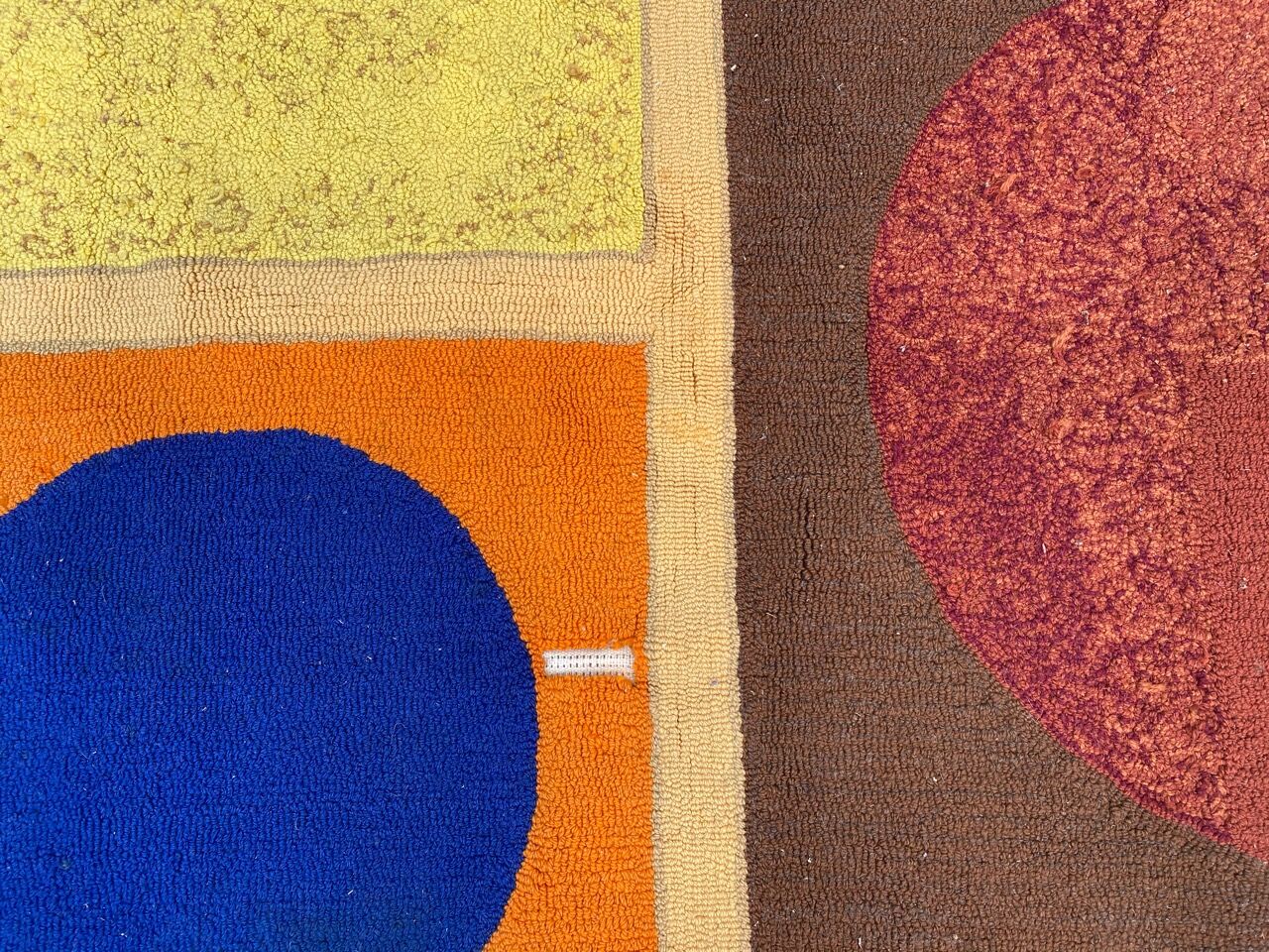 Tapis moderne polonais signé Tufté main 198x360 cm