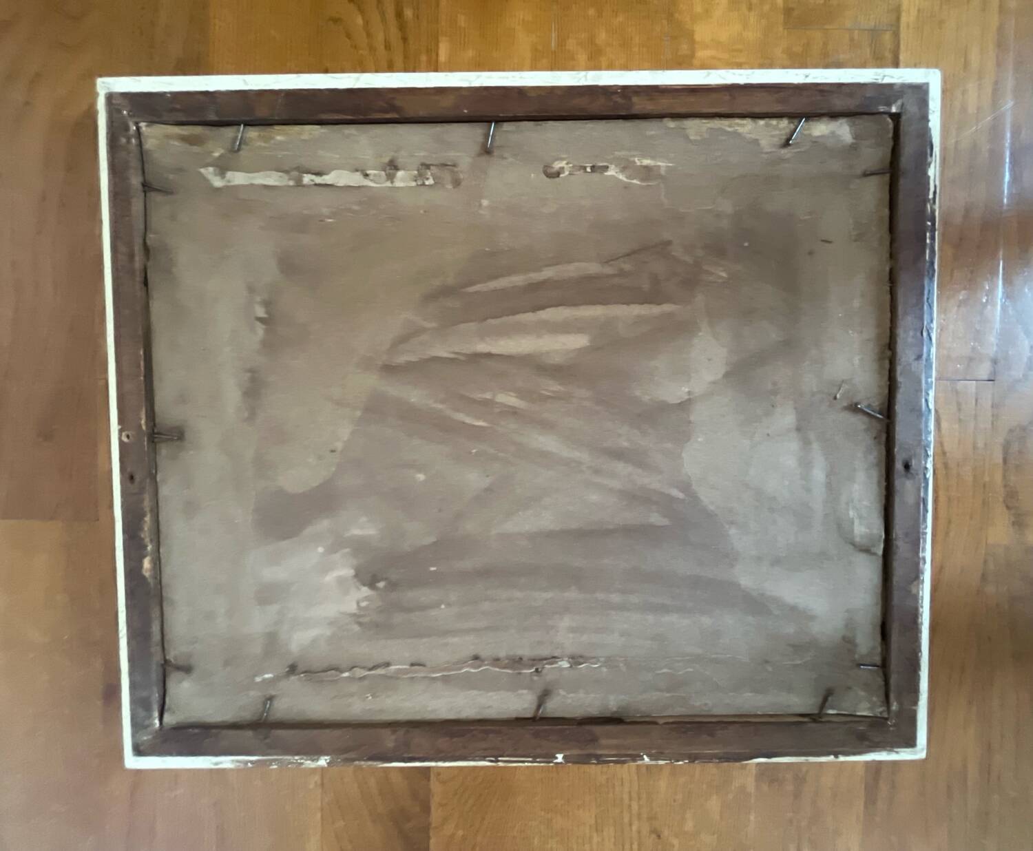 Painting: Oil on cardboard - Fauvism bouquet