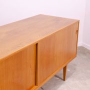 Buffet long de style scandinave double face entièrement restauré par Sedláček & Vyčítal, Tchécoslovaquie,