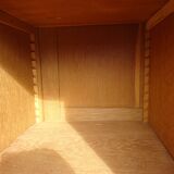 Old three-door wardrobe