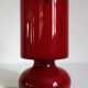 Red glass mushroom lamp IKEA from the 90s.