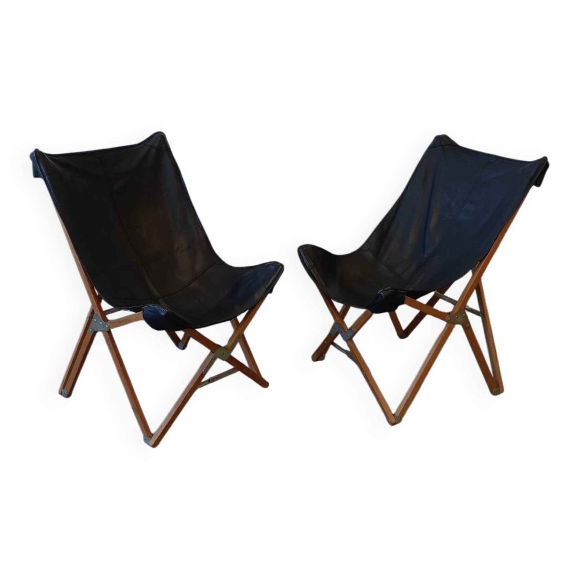 Pair of butterfly chairs