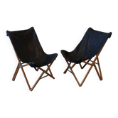 Pair of butterfly chairs