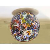 Contemporary Venetian Multicolored "Murrine" Little Sphere Wall Sconce