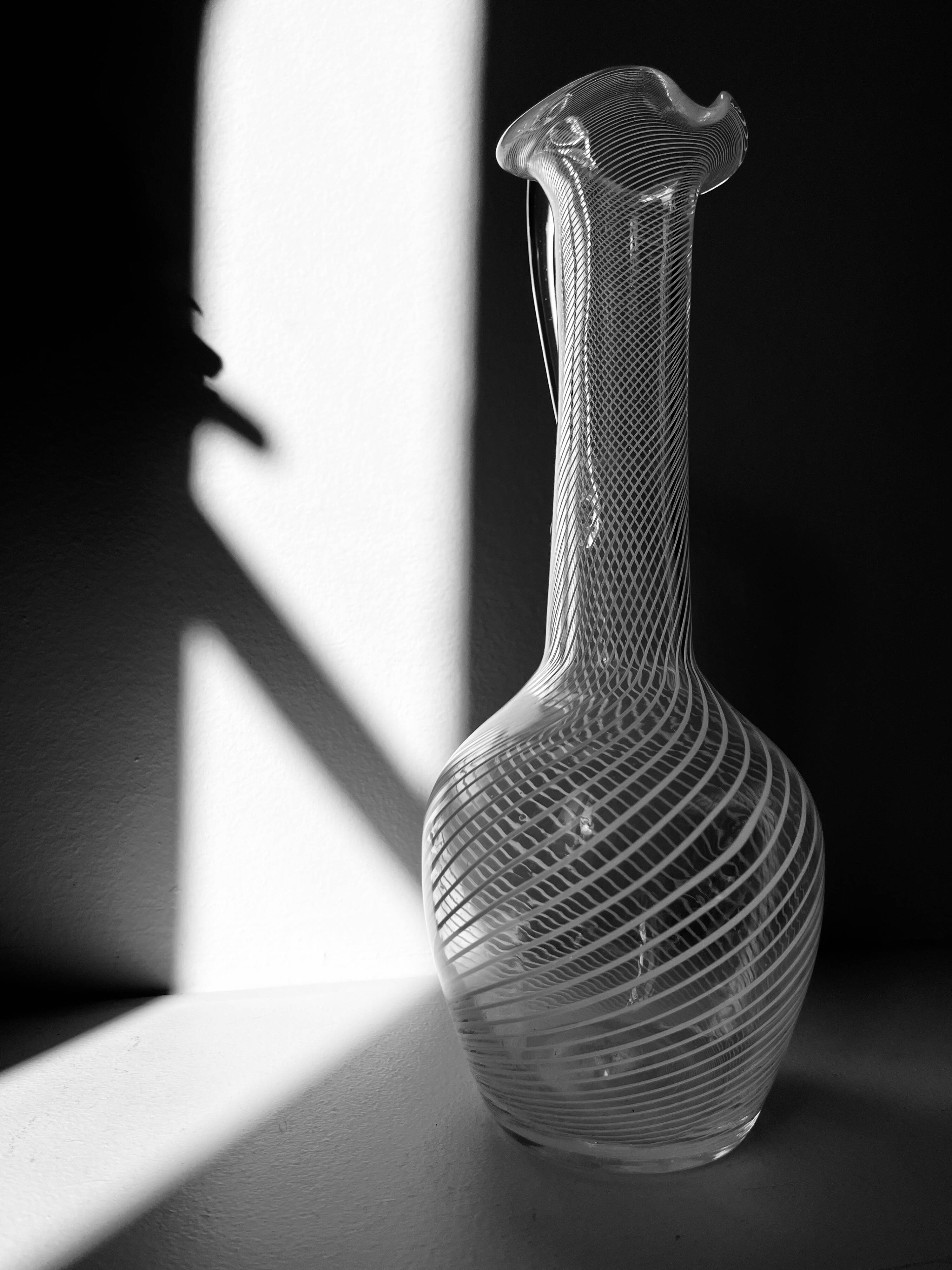 Murano glass carafe