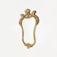 Miroir baroque belge du XXe siècle en bois doré
