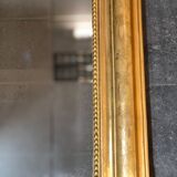 Old mirror 133x100cm gilded with gold leaf