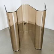 Vintage magazine rack 1970 Michel Dumas for Roche Bobois