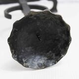 Brutalist iron candle holder 1950