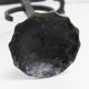 Brutalist iron candle holder 1950