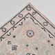 7x10 Large Pink & Beige Madallion Pattern Turkish Rug, 209x305Cm