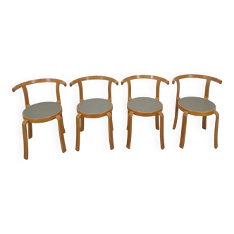 Chaises design danoises Magnus Olesen 4x