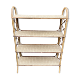 Rattan shelf