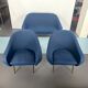 Mid-century modern loveseat and armchairs 50s