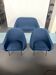 Mid-century modern loveseat and armchairs 50s