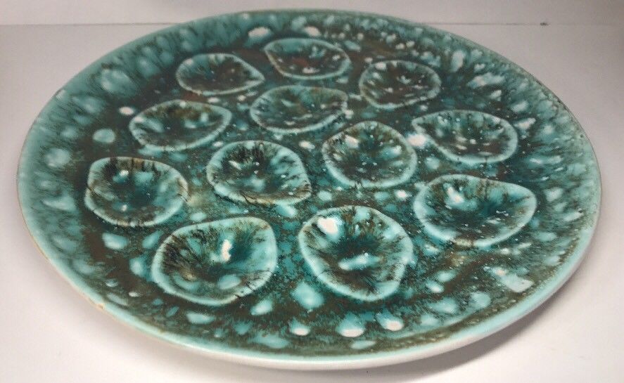 Flat oyster signed vintage model Niderviller foam