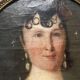 Oil on canvas "Bust of a Woman" 19th century