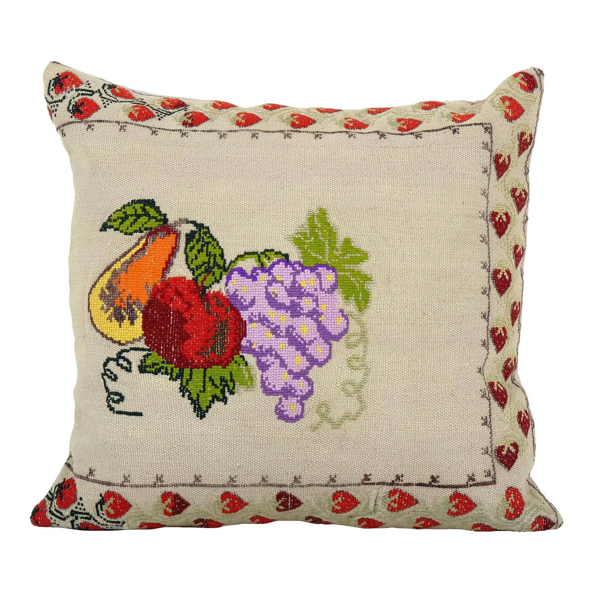 Vintage kilim cushion cover 53x56 cm