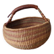 Large artisanal bolga basket from ghana