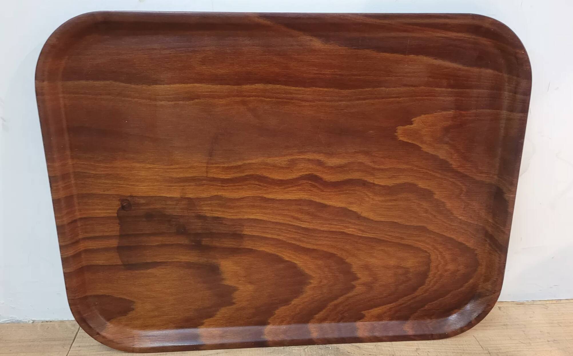 Vintage wooden tray, Scandinavian design