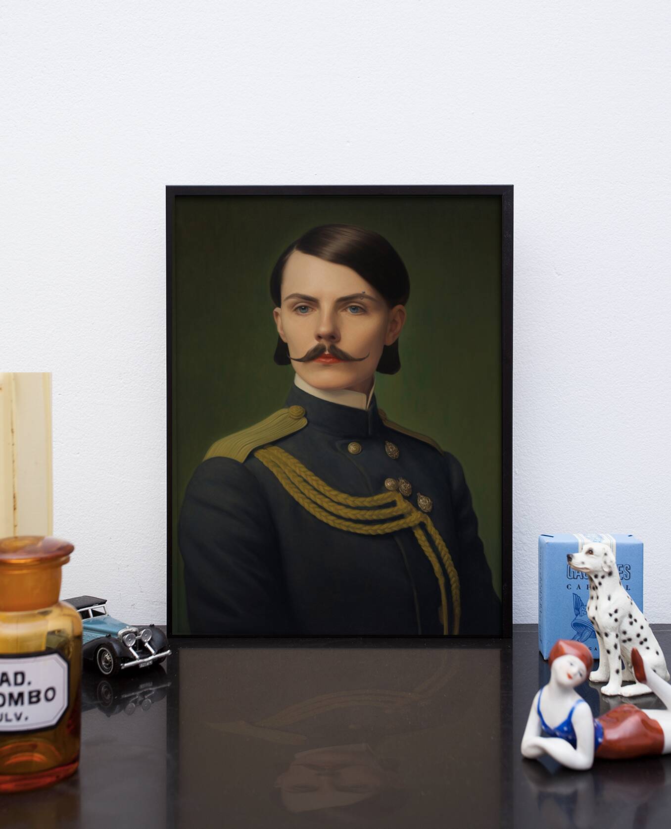 Portrait ancien - série “Les moustachu-e-s”