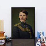 Old portrait - “Les moustachu-es” series